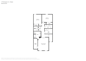 Floor plan 2 for 1776 Emerson Ct