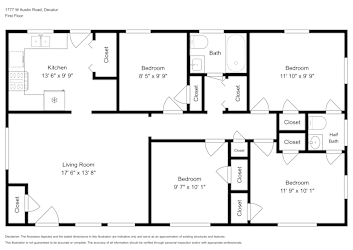 Floor plan 1 for 1777 W Austin Rd