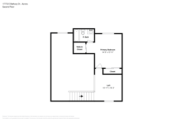 Floor plan 2 for 17772 E Bethany Dr