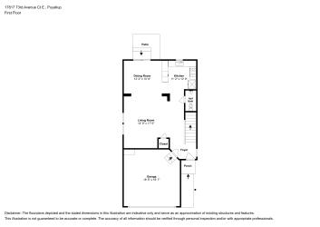 Floor plan 1 for 17817 73rd Avenue Ct E