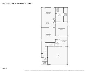 Floor plan 2 for 1804 Village Park Trl