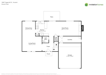 Floor plan 1 for 18067 Sagecroft Dr
