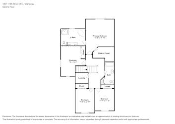 Floor plan 2 for 1807 178th Street Ct E