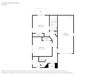 Floor plan 1 for 181 Almond Ridge Pl