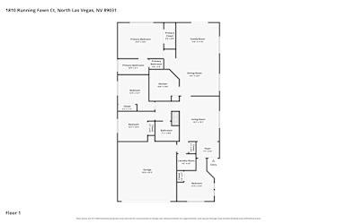 Floor plan 1 for 1810 Running Fawn Ct
