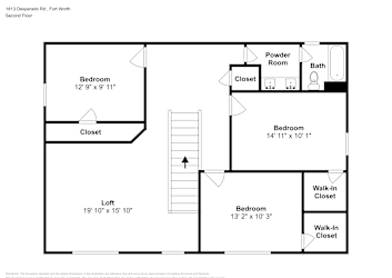 Floor plan 2 for 1813 Desperado Rd