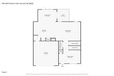 Floor plan 2 for 1813 Mill Creek Ln SW