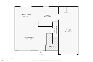 Floor plan 1 for 18133 SW 153rd Pl