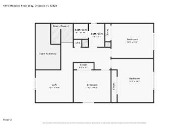 Floor plan 2 for 1815 Meadow Pond Way