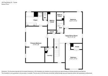 Floor plan 2 for 182 Fred Bishop Dr