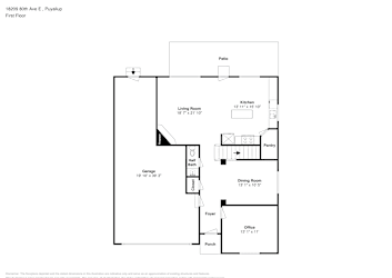 Floor plan 1 for 18209 80th Ave E