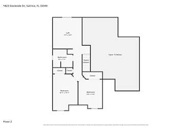 Floor plan 2 for 1823 Dockside Dr