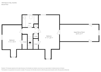 Floor plan 2 for 1830 Abercorn Way