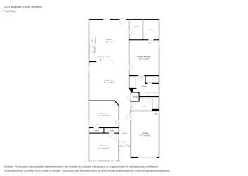 Floor plan 1 for 1833 Wickham Dr