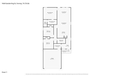 Floor plan 1 for 1834 Sanderling Street