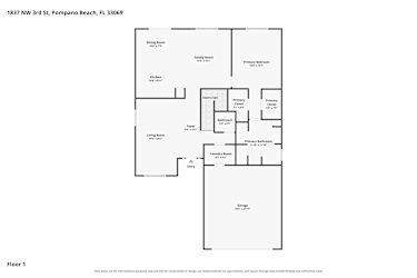 Floor plan 1 for 1837 NW 3rd St