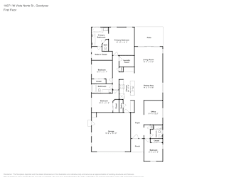 Floor plan 1 for 18371 W Vista Norte St