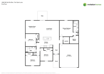 Floor plan 1 for 1838 SW Del Rio Blvd