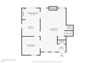 Floor plan 2 for 1840 Ardsley Dr