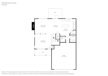 Floor plan 1 for 18402 28th Ave E