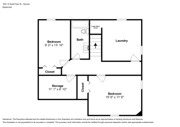Floor plan 1 for 1841 S Saint Paul St