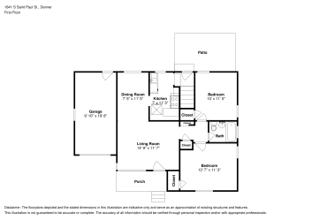 Floor plan 2 for 1841 S Saint Paul St