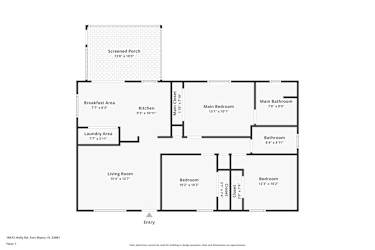 Floor plan 1 for 18472 Holly Rd