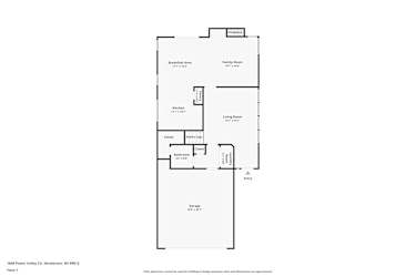 Floor plan 1 for 1848 Poetic Valley Cir