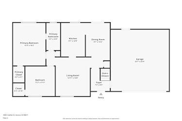 Floor plan 1 for 1849 S Salida Cir