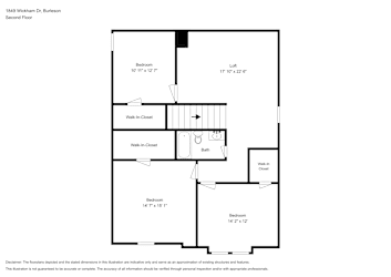 Floor plan 2 for 1849 Wickham Dr