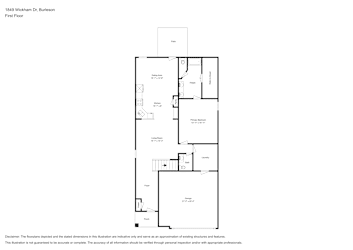 Floor plan 1 for 1849 Wickham Dr