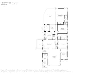 Floor plan 1 for 1852 W 78th St