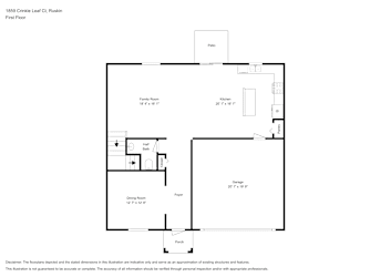 Floor plan 1 for 1859 Crinkle Leaf Ct