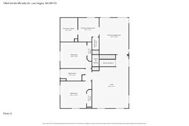 Floor plan 2 for 1864 Verde Mirada Dr