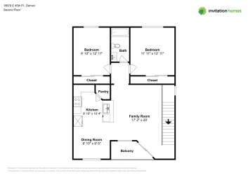Floor plan 2 for 18679 E 45th Pl