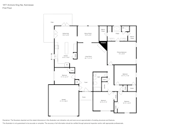 Floor plan 1 for 1871 Anmore Xing Nw