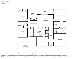 Floor plan 1 for 1871 Rio Ct