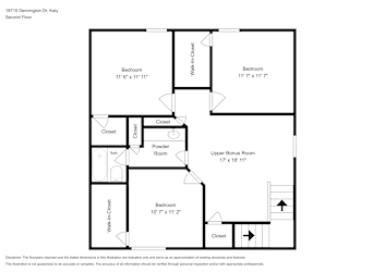 Floor plan 2 for 18715 Dennington Dr