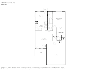 Floor plan 1 for 18715 Dennington Dr