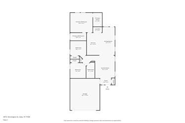 Floor plan 1 for 18731 Dennington Dr