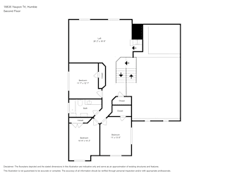 Floor plan 2 for 18835 Yaupon Trl