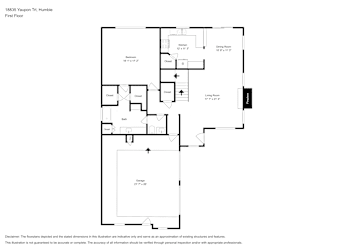 Floor plan 1 for 18835 Yaupon Trl