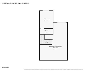 Floor plan 1 for 18923 Tyler St NW