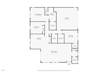 Floor plan 1 for 18977 W Reade Ave