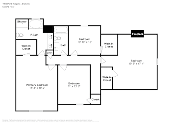 Floor plan 2 for 1902 Pond Ridge Ct