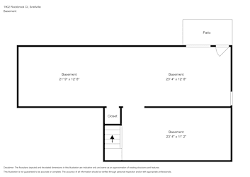 Floor plan 1 for 1902 Rockbrook Ct