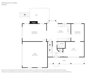 Floor plan 2 for 1902 Rockbrook Ct