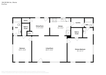 Floor plan 1 for 1904 SW 96th Ave