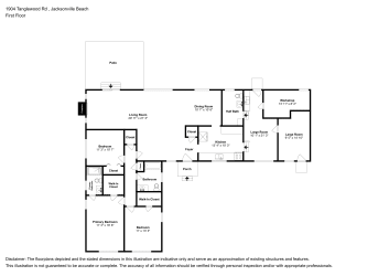 Floor plan 1 for 1904 Tanglewood Rd