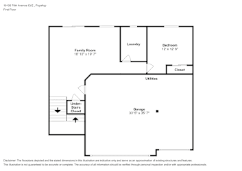 Floor plan 1 for 19105 76th Avenue Ct E